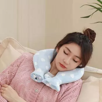 U-образная подушка Водяная инъекционная грелка Шейная горячая инъекционная грелка Теплая водная компрессия для шеи и плеч