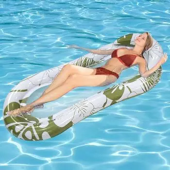 U-образная сэндвич-сетка, надувные поплавки, стул, поплавки для взрослых, поплавки для бассейна, водные поплавки, надувной шезлонг, плавучий стул для бассейна, пляжа 145*80CM