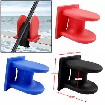 U-образная стойка для рыболовной кормушки, портативная подставка для рыболовных приманок из термопластичного эластомера, подставка для удочек для каяков и рыболовных лодок синий