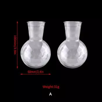U-образная Т-образная ваза-подставка, форма, ваза-лампочка, металлический вращающийся стержень для гидропонных растений, настольный стеклянный горшок для домашнего декора C