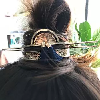 U-образные палочки для волос, старинные головные уборы, кисточки, шпильки для волос в китайском стиле, ханьфу, палочки для волос, головные уборы в китайском стиле D