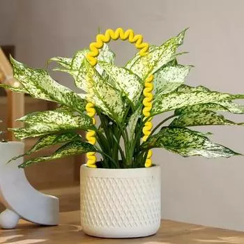 U-образные пластиковые растения, решетка, комнатные и уличные цветы в горшках, вьющиеся небольшие комнатные растения, виноградная лоза, плющ, декоративная опора зелёный