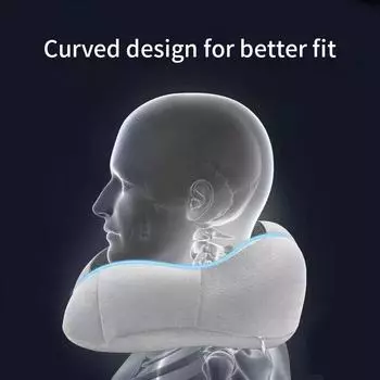 U-образные подушки для шеи из пены с эффектом памяти, мягкая дорожная подушка, массажная подушка для шеи, подушка для сна в самолете, постельное белье для ухода за шейным отделом позвоночника розовый