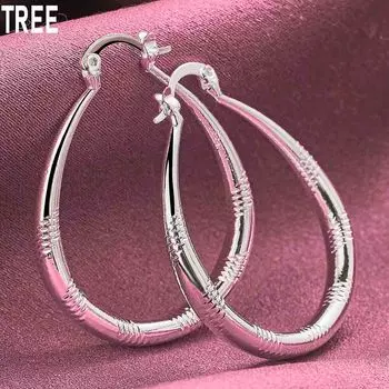 U-образные серьги для пирсинга из стерлингового серебра 925 пробы, модные свадебные украшения 39mm*32mm