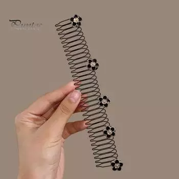 U-образный фиксатор для отделки волос, волнистая расческа, U-образная заколка для волос, металлическая проволочная расческа для волос, мини-держатель для челки, инструмент для укладки, невидимая прическа, аксессуары для волос для