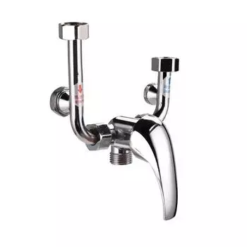 U-образный изгиб из цинкового сплава, электрический водонагреватель, смесительный клапан, накладной монтаж, переключатель холодной и горячей воды, смеситель для душа, аксессуары для впускных труб