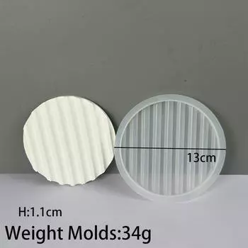 U-образный лоток для хранения ювелирных изделий, силиконовая форма для фруктового торта, геометрическая арка, волновая полоса, бетон, гипс, смола, декор для рукоделия