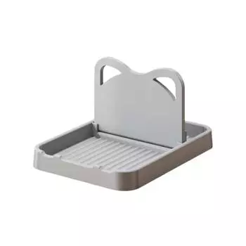 U-образный паз, держатель для крышки кастрюли, складная подставка для крышки кастрюли, многофункциональный столик для подставки для ложек белый