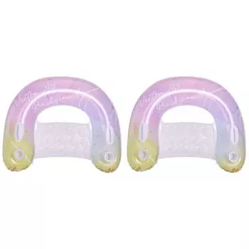 U-образный плавательный стул ПВХ надувной матрас удобный для летних водных развлечений