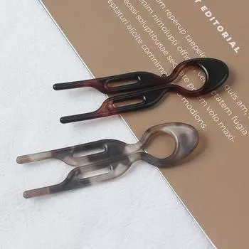 U-образный пучок для волос, аксессуары для волос, дизайн, смоляные шпильки для волос, палочки для волос для женщин и девочек