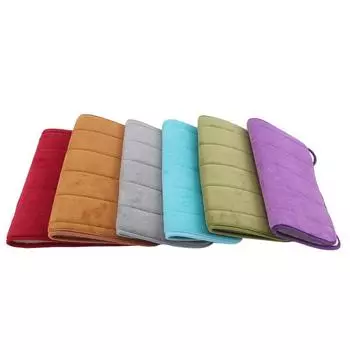 U-образный впитывающий воду пенный коврик для ванной коврик для унитаза ванная комната ковер из кораллового флиса противоскользящий пол туалет домашний декор бытовая техника хаки