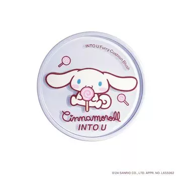 U Pom Furry Cushion Blush Cheek 3 цвета Sweet [INTO Cinnamoroll Pom Purin сотрудничество] (FB01 Лаванда, бесплатно)