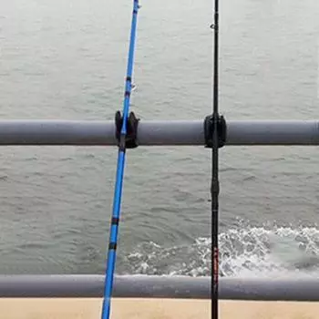 U-Shaped Fishing Rod Support Portable Fishing Pole Rack TPE Fishing Feeder Pod Stand Fishing Rod Holder Fishing Gear Accessories синий