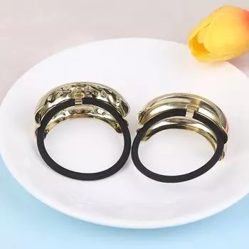 U-Shaped Metal Hair Bands Ropes Headband Elastic Scrunchies Women Hair Accessories