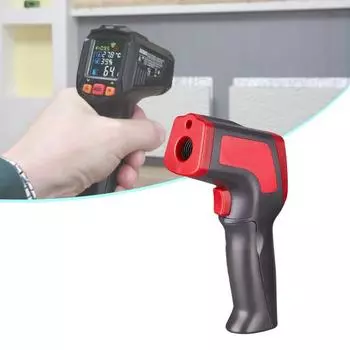 UA380 Инфракрасный термометр Ручной точный измерения ABS Технический промышленный датчик температуры для энергетики