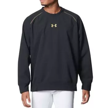 UA 3LAYER PULLOVER FLEECE Black Gold 3XL [Under Armour]
