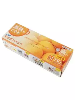 Ube Film Kitchen Kitchen Plastic Translucent 150 Hot Water Storage Embossed for Smooth Disaster Made in Japan Pack, Bag, M, Pieces, Cooking,