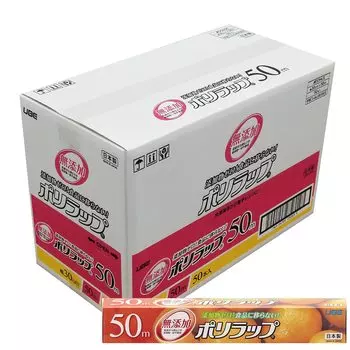 Ube Film Poly Wrap пищевая пленка 30 см x 50 м набор из 50 штук нет нет безопасно для хранения детских вещей катастрофа сделано в Японии [корпус продан] добавки, добавки, младенцы,