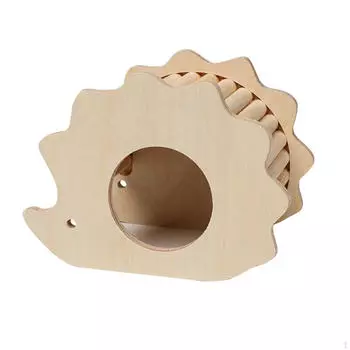 - Убежище, аксессуары для клеток, лестница для лазания, домик для маленьких животных, крошечные песчанки, Hedgehog Shape