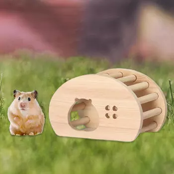 Убежище для хомяков мелких животных, аксессуары для клеток песчанок и карликовых хомяков Hollow