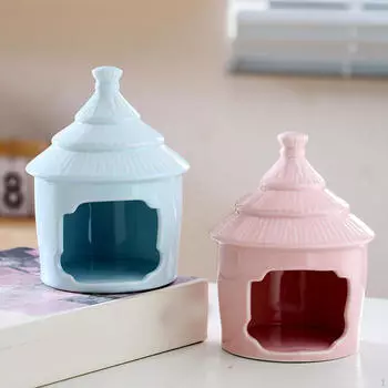 Убежище для маленьких животных - Укрытая кровать в помещении синий