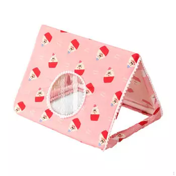 Убежище для морской свинки, домик для кролика с окном, теплая мягкая кровать, маленькие животные для игры Tunnel