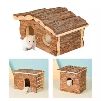 Убежище для шиншилл Домик Клетка Угловой Домик Аксессуары для клеток для мелких домашних животных Угловой Домик Убежище для морских свинок A