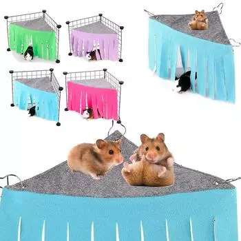Убежище из ткани для ежа для мелких домашних животных, убежище для морской свинки, крысиное гнездо, палатка для укрытия кролика, домик для хомяка фиолетовый