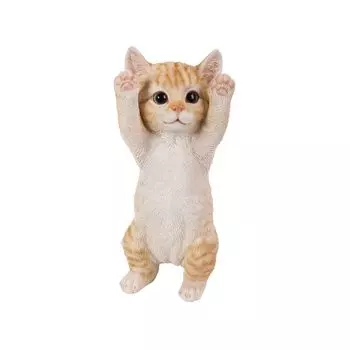 Ubia Banzai Brown Tabby and White Cat x x 23 cm Doll Figure Ornament Animal Garden Decoration Cat ~ 11.5 10.5 H16619-1