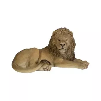Ubia Лежащий лев 50 x x 25 см Кукла Фигурка Орнамент Животное Садовое украшение Лев H23333 28.5