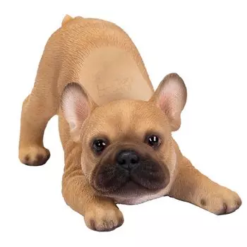 Ubia Складная подставка для смартфона Французский бульдог x x см Фигурка куклы Украшение Животное Садовое украшение Реалистичная Милая собака H22358 10.5 6.5 6.5