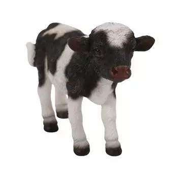 Ubia Standing Black and White Cow 10 x x 7 cm Doll Figurine Ornament Animal Garden Decoration Cow H16174 (Mini) 3.6