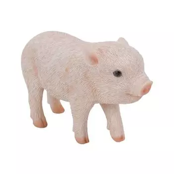 Ubia стоящая розовая свинья xx см кукла фигурка украшение животное садовое украшение свинья H16175 (Мини) 9,5 3,1 5,6