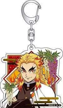 Убийца демонов: Акриловый брелок Kimetsu no Yaiba Rengoku Kyoujuro