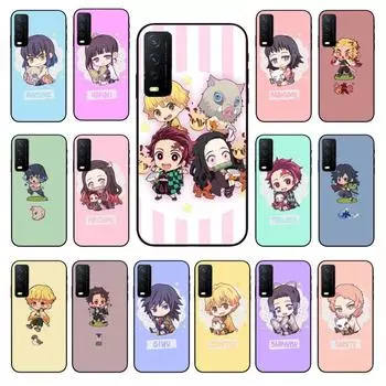 Убийца демонов Кимецу Но Яиба милый чехол для телефона VIVO Y31 Y21 Y70 Y21S Y20 Y72 1907 Y12 Y11S Y53S Y33S Y55 Y76 Y51 Y15S Y01 VIVO Y31