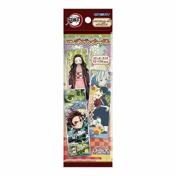 Убийца демонов Kimetsu no Yaiba Длинные наклейки-жвачки, 16 штук Конфеты-игрушки/жвачки (Убийца демонов Кимэцу но Яиба)