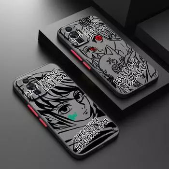 Убийца демонов Kimetsu No Yaiba для POCO X5 X4 X3 NFC X2 M5S M4 M3 M2 C55 C51 C40 C31 F5 F4 GT Pro матовый полупрозрачный чехол для телефона Poco M4 Pro 5G