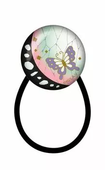 Убийца демонов: Стеклянная повязка для волос Kimetsu no Yaiba Shinobu Kocho