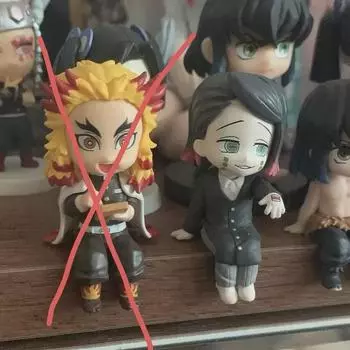 Убийца демонов Уши меч Энму Фигурка Китан Дубинка