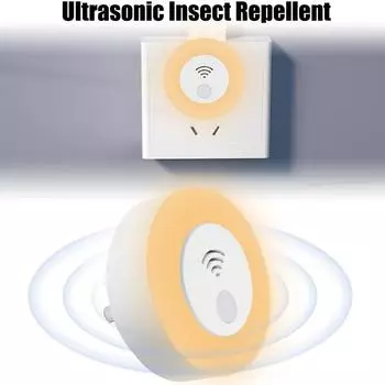 Убийца комаров Световая ловушка для тараканов Ультразвуковой отпугиватель комаров EU/US Plug Убийца мышей Бытовая электронная ловушка для комаров Электронные продукты US Plug