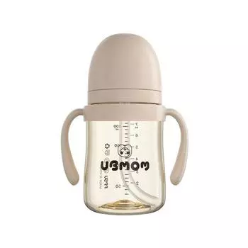 UBMom Signature Соломенная чашка 200мл, шоколад, 1 шт.