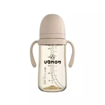 UBMom Signature Соломенная чашка 280мл, 1 шт., шоколад