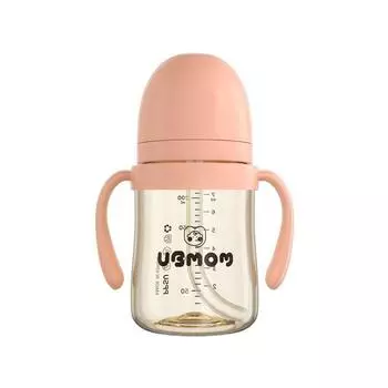 UBMom Signature Straw Cup 200мл, клубника, 1 шт.