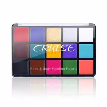 UCANBE Face Paint Grease Paint 15 цветов Doran Makeup Palette Professional Kids Body Paint Подходит для чувствительной кожи Идеально подходит для вечернего макияжа -