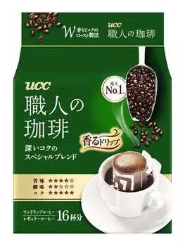 UCC artisan coffee deep rich special blend (drip) 16 bags
