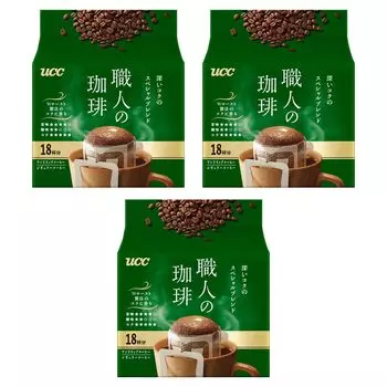 UCC Artisan Coffee Drip Coffee Deep Rich Special Blend 54 Cups Cups x (18 3) [Roasting]