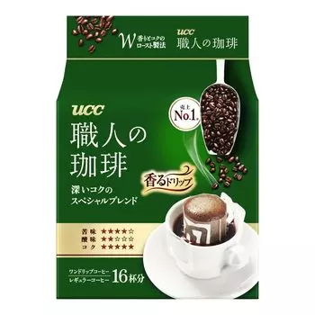 UCC Artisan Coffee Drip Coffee Deep Rich Special Blend 16 чашек x 3