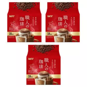 UCC Artisan Coffee Drip Coffee Sweet Scented Rich Blend 54 Cups Cups x (18 3) [Roasted]