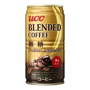 UCC Blend Coffee Fine Sugar Банка 185 г x 30 бутылок