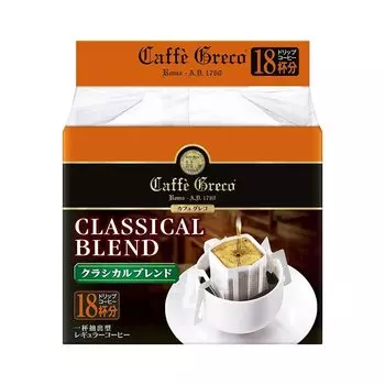 UCC Cafe Greco Drip Coffee Classical Blend 18P x 6 pieces